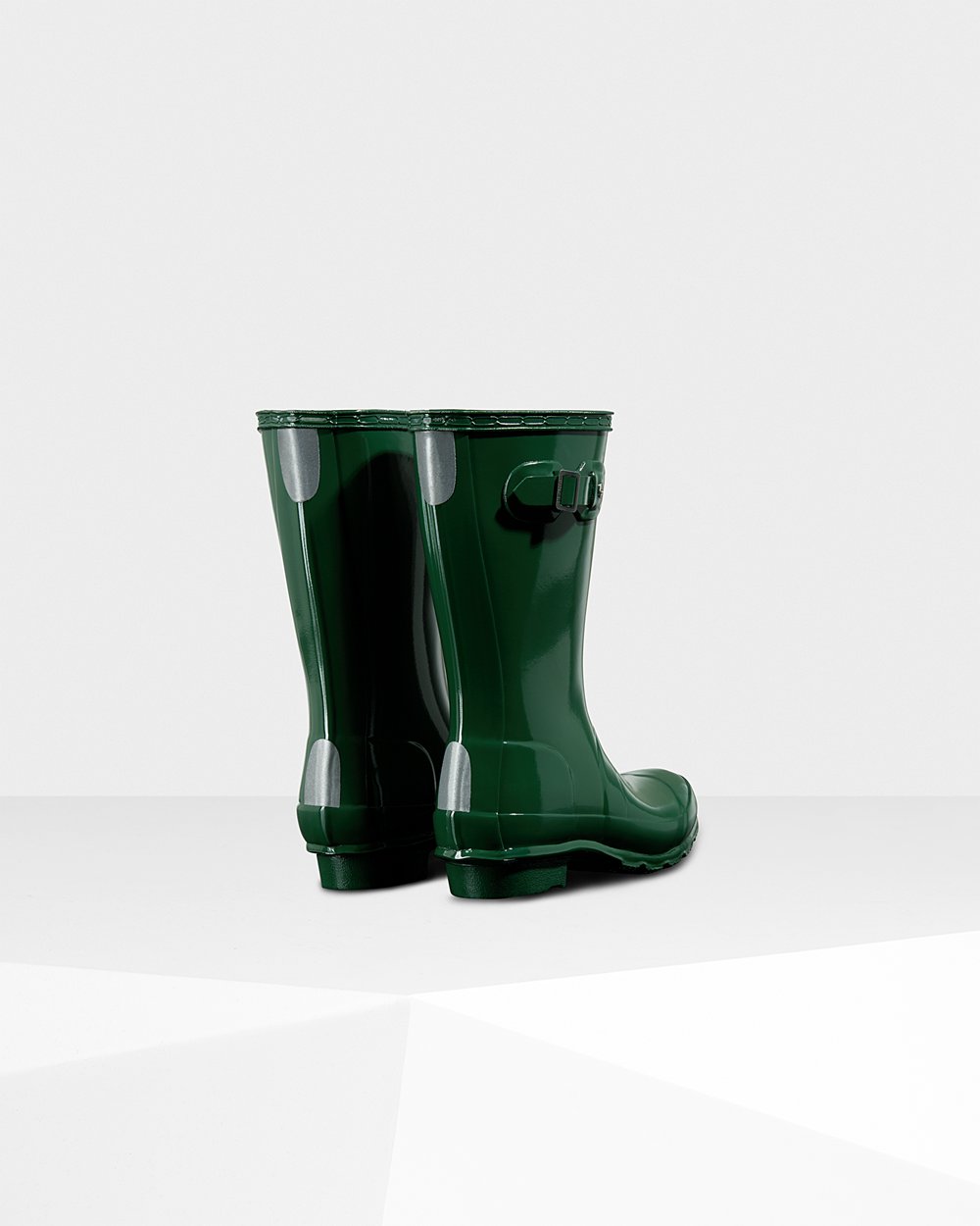 Regenlaarzen Kinderen - Hunter Original Big Gloss - Groen - 87DANCMBT